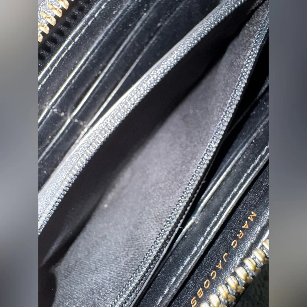 The Marc Jacobs Saffiano Leather Zip Around Continental Wallet - $195 MSRP